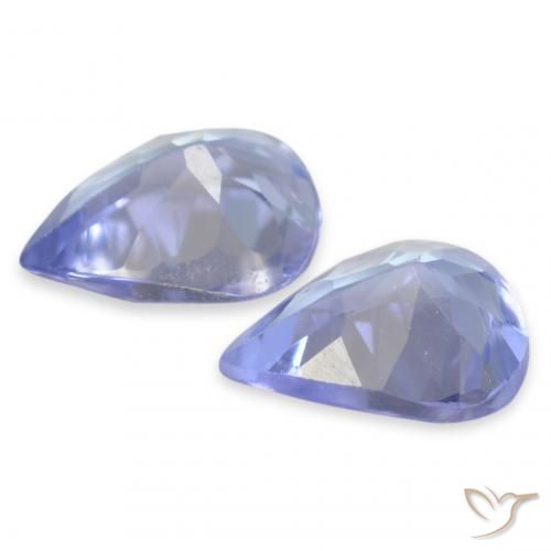 Gemme di Tanzanite Azzurro naturale da 0.48 ct, Forma a pera, VS