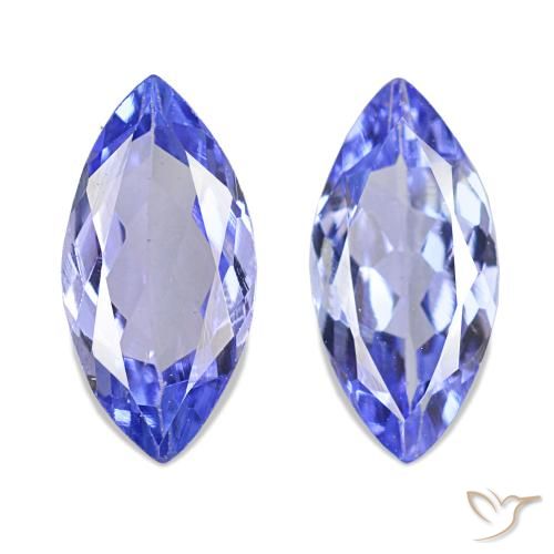 0.66ctw Intenso Viola Blu Tanzanite, Taglio marquise, VS