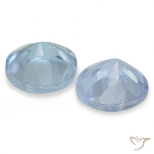 Gemme di Tanzanite Bianco bluastro naturale da 0.29 ct, Rotondo, VS