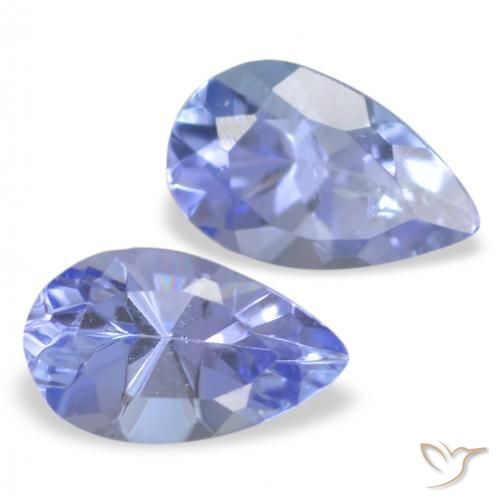 Gemme di Tanzanite Azzurro naturale da 0.43 ct, Forma a pera, VS