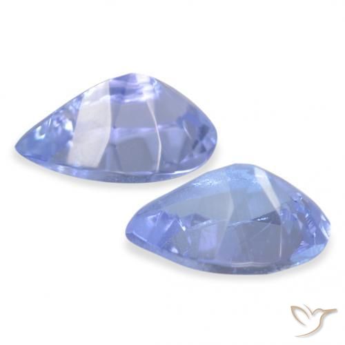 Gemme di Tanzanite Azzurro naturale da 0.43 ct, Forma a pera, VS