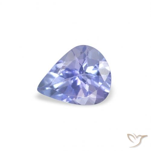0.30ct Naturale Azzurro Tanzanite, Forma a pera, VS