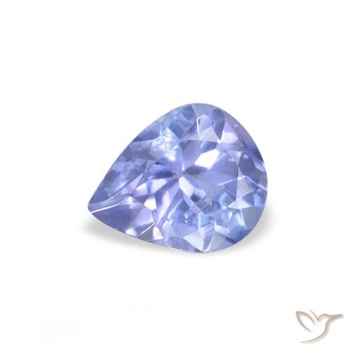 0.36ct Naturale Azzurro Tanzanite, Forma a pera, VS