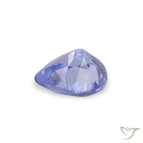 Tanzanite Viola elettrico blu naturale da 0.33 ct, Forma a pera, VS