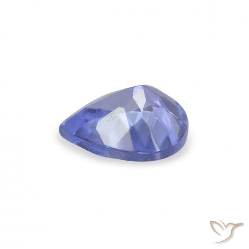 Tanzanite Blu naturale da 0.35 ct, Forma a pera, VS