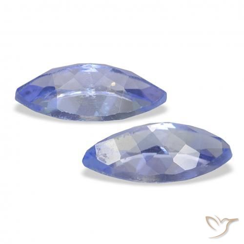 Gemme di Tanzanite Viola elettrico blu naturale da 0.82 ct, Taglio marquise, VS