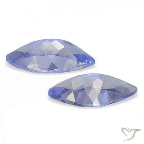 Gemme di Tanzanite Blu intenso naturale da 0.64 ct, Taglio marquise, VS