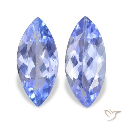 0.59ctw Naturale Azzurro Tanzanite, Taglio marquise, VS