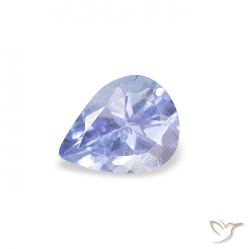 0.34ct Naturale Azzurro Tanzanite, Forma a pera, VS