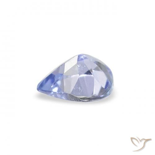 Tanzanite Azzurro naturale da 0.34 ct, Forma a pera, VS