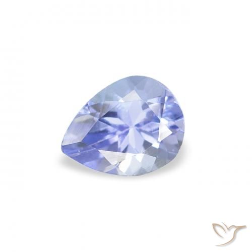 0.40ct Naturale Azzurro Tanzanite, Forma a pera, VS