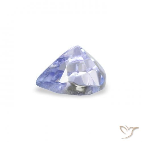 Tanzanite Blu pastello naturale da 0.37 ct, Forma a pera, VS