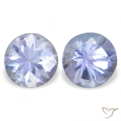 0.33ctw Naturale Azzurro Tanzanite, Rotondo, VVS-VS