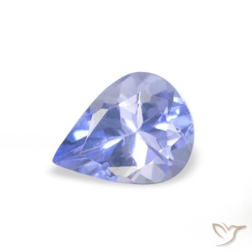 0.32ct Naturale Azzurro Tanzanite, Forma a pera, VVS-VS