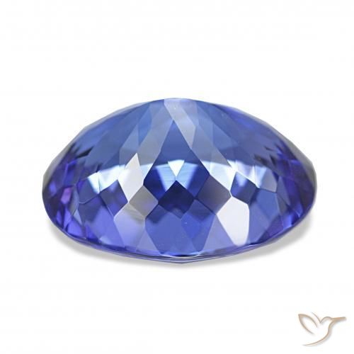 Tanzanite Blue violetto scuro naturale da 5.87 ct, Ovale, IF