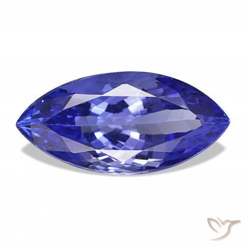 Tanzanite Viola Blu naturale da 5.92 ct, Taglio marquise, VVS