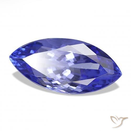 Tanzanite Viola Blu naturale da 5.92 ct, Taglio marquise, VVS