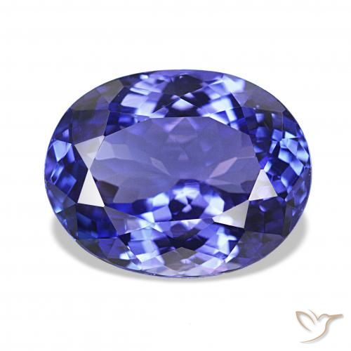 Tanzanite Blu scuro naturale da 5.56 ct, Ovale, IF