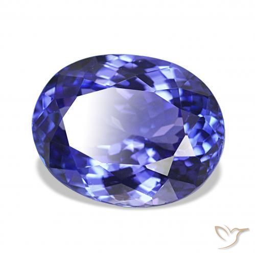 Tanzanite Blu scuro naturale da 5.56 ct, Ovale, IF
