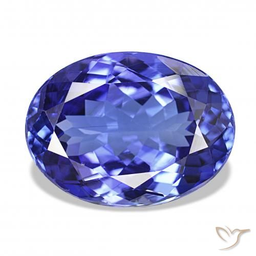 Tanzanite Blu scuro naturale da 6.08 ct, Ovale, VVS