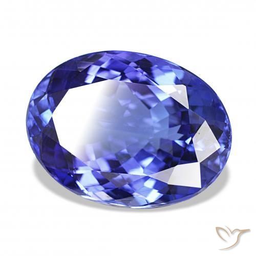 Tanzanite Blu scuro naturale da 6.08 ct, Ovale, VVS