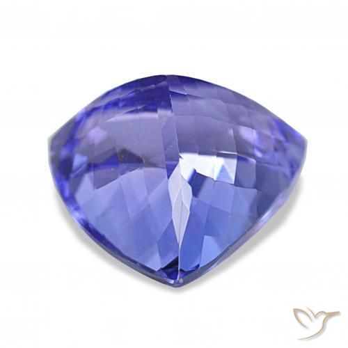Tanzanite Blu scuro naturale da 5.66 ct, Taglio trillion, IF