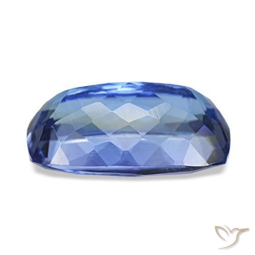 Tanzanite naturale blu da 3,62 ct, taglio a cuscino, VVS-VS