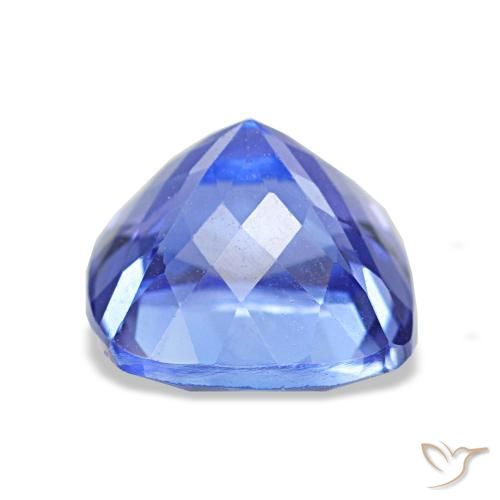 Tanzanite naturale blu da 2,40 ct, taglio a cuscino, VVS-VS