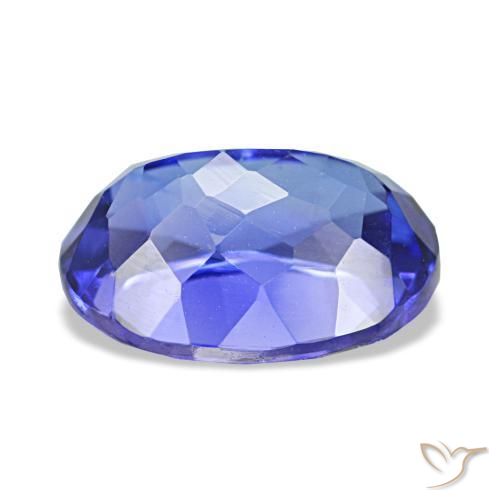 Tanzanite naturale blu da 2,21 ct, taglio ovale, VVS-VS