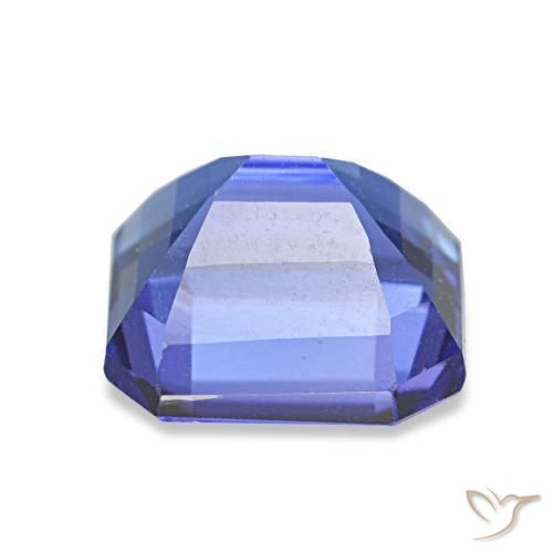 Tanzanite naturale blu da 2,64 ct, taglio smeraldo, VVS