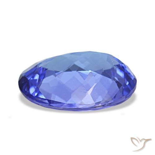 Tanzanite naturale blu da 2,24 ct, taglio ovale, VVS