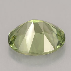 Diopside tashmarine verde naturale da 2,87 ct, taglio ovale, VS