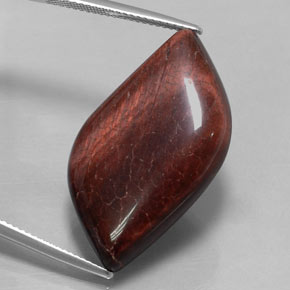 Tiger's eye matrix naturale multicolore da 28,57 ct, forma fantasia, opaco
