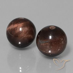 Gemme di Matrice di occhio di tigre Multicolore naturale da 39.56 ct, Sfera, Opaco