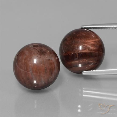 41.41ctw Naturale Multicolore Matrice di occhio di tigre, Sfera, Opaco