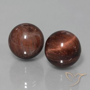 Gemme di Matrice di occhio di tigre Multicolore naturale da 41.41 ct, Sfera, Opaco
