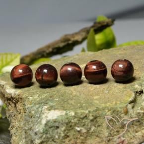 Gemme di Matrice di occhio di tigre Multicolore naturale da 39.55 ct, Sfera, Opaco