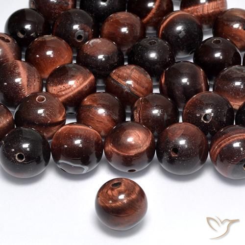 Matrice di occhio di tigre Multicolore naturale da 7.67 ct, Sfera, Opaco