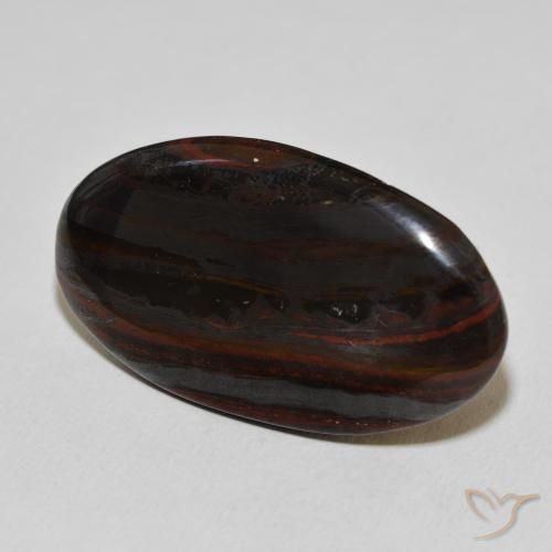 Matrice di occhio di tigre Multicolore naturale da 29.81 ct, Ovale, Opaco