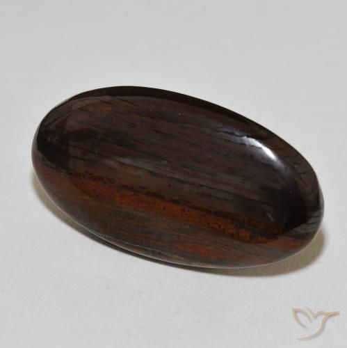 Matrice di occhio di tigre Multicolore naturale da 46.28 ct, Ovale, Opaco