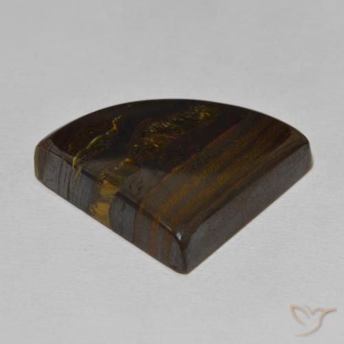 Matrice di occhio di tigre Multicolore naturale da 40.69 ct, Taglio a fantasia, Opaco