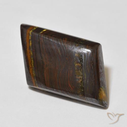 Matrice di occhio di tigre Multicolore naturale da 28.02 ct, Taglio a fantasia, Opaco