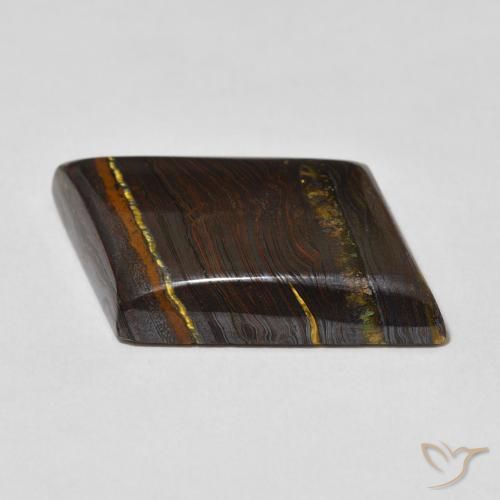 Matrice di occhio di tigre Multicolore naturale da 28.02 ct, Taglio a fantasia, Opaco