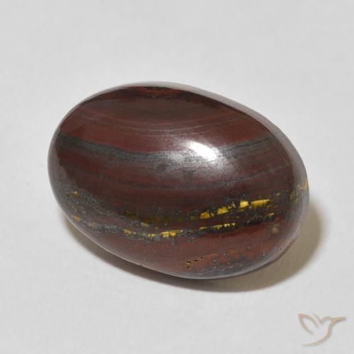 Matrice di occhio di tigre Multicolore naturale da 17.22 ct, Ovale, Opaco