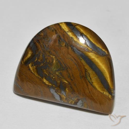 Matrice di occhio di tigre Multicolore naturale da 53.17 ct, Taglio a fantasia, Opaco