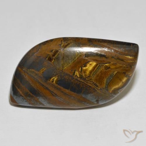 72.36ct Naturale Multicolore Matrice di occhio di tigre, Taglio a fantasia, Opaco