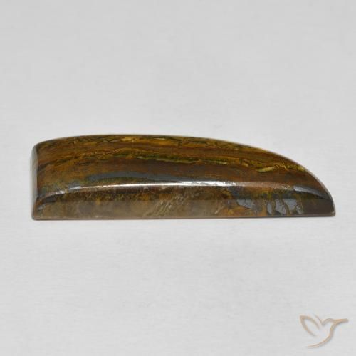 Matrice di occhio di tigre Multicolore naturale da 26.35 ct, Taglio a fantasia, Opaco