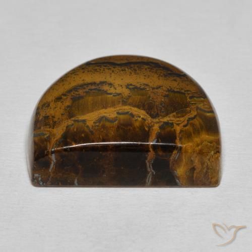Matrice di occhio di tigre Marrone medio naturale da 40.11 ct, Taglio a fantasia, Opaco