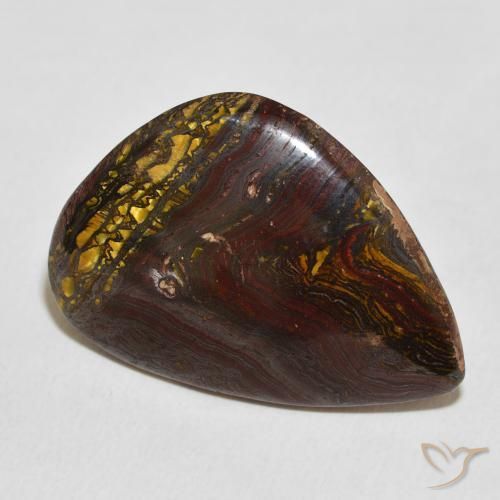 Matrice di occhio di tigre Multicolore naturale da 29.03 ct, Taglio a fantasia, Opaco