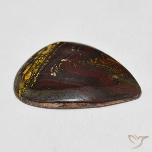 Matrice di occhio di tigre Multicolore naturale da 29.03 ct, Taglio a fantasia, Opaco